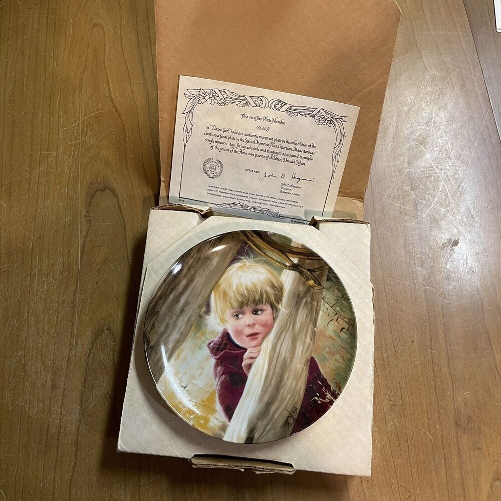 Pemberton & Oakes Rodeo Girl Special Moments Collection 1990 Collector Plate